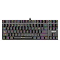 Teclado Gamer Mecánico Explorer CBX GK1002 USB Negro